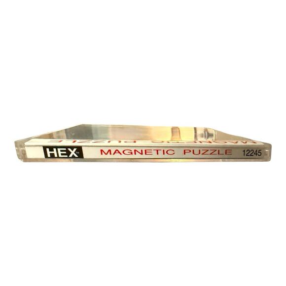 HEX Magnetic Puzzle by Binary Arts – Vintage Brain Teaser – New - Picture 4 of 6